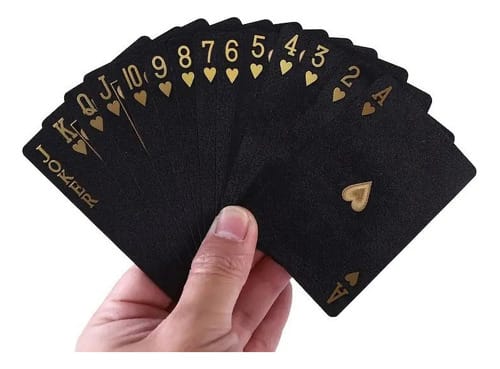 Cartas de pocker negras